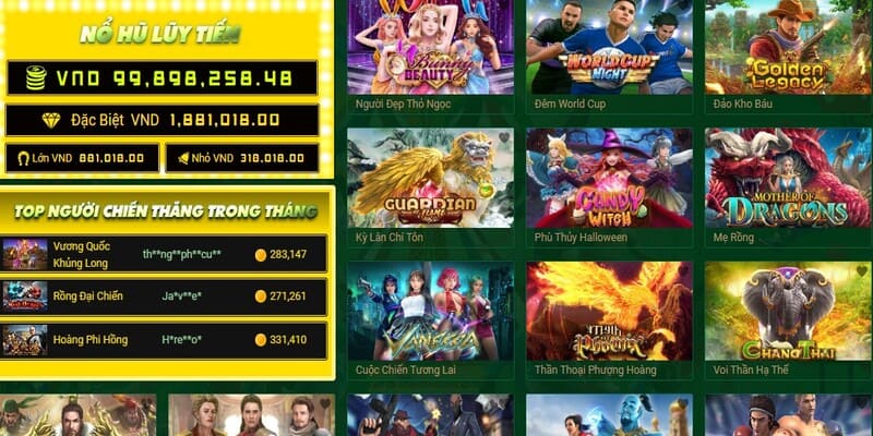 Giới thiệu FB88 sảnh Slot game hấp dẫn